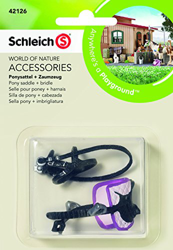 Schleich 42126 Ponysattel + Zaumzeug, Horse Club, Reiterhof, Zubehör, Pferde en oferta
