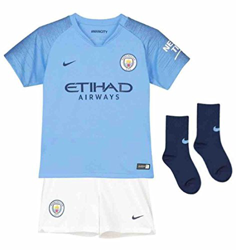 Nike MCFC I NK BRT Kit HM - Conjunto equipación Manchester City 18/19, Bebé, Azul(Field Blue/Midnight Navy) características
