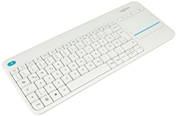 Logitech K400 Plus Wireless Touch Keyboard (White) DE características