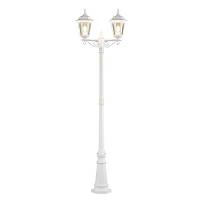 Farola Firenze de 2 brazo, blanco