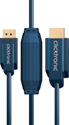 Clicktronic 70725 Casual DisplayPort/HDMI adapter cable (15,0m) características