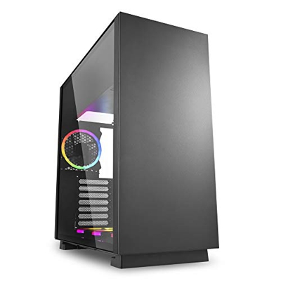Pure Steel Midi ATX Tower Negro, Cajas de torre