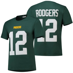Green Bay Packers Core Rodgers Number T-Shirt - Dark Green - Mens precio