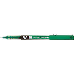 Roller Pilot Hi-Tecpoint V5 verde en oferta