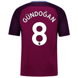 Camiseta de la 2ª equipación Manchester City Stadium 2017-18 - Niño con estampado Gündogan 8 precio