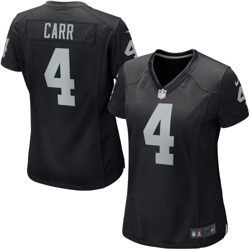 Oakland Raiders Home Game Jersey - Derek Carr - Womens características