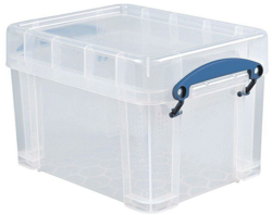 Really Useful Products Clear Plastic Storage Box 3 L (4801774) en oferta