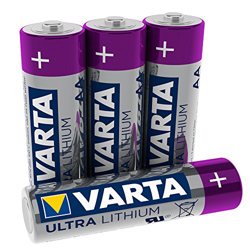 Professional Lithium AA Single-use battery Litio, Batería características