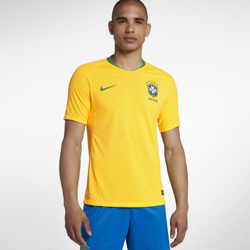 2018 Brasil CBF Vapor Match Home Camiseta de fútbol - Hombre - Oro precio