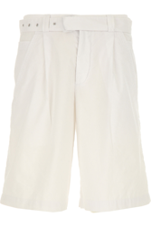 Maison Flaneur Shorts para Hombre, Pantalones Cortos Baratos en Rebajas, Blanco, Algodon, 2017, 46 48 50 52 precio