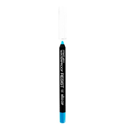 Perfilador Ojos Intense Khôl Miss Cop Waterproof Resist 12 Bleu...