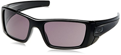 Oakley FUEL CELL, Gafas de sol Rectangulares para hombre, Negro (Polished Black Frame/Warm Grey Lens), 60 precio
