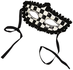 Antifaz pierrot ajedrez adulto precio