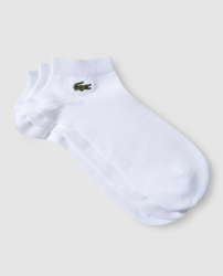 Lacoste 3 Pack Trainer Sock In White características