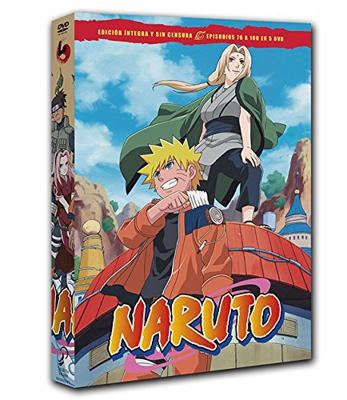 Naruto Box 4 - Episodios 76 a 100 - DVD