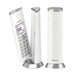 Teléfono Duo inalámbrico Panasonic KX-TGK212SPW Blanco características