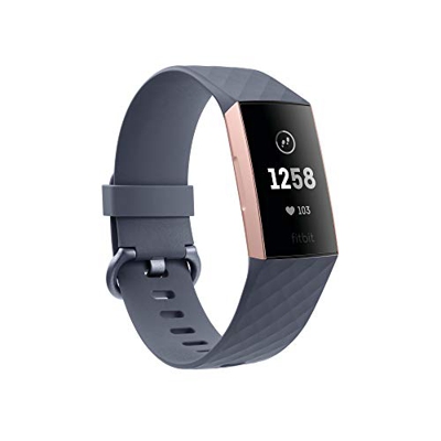 Charge 3 Pulsera de actividad Gris, Oro rosa OLED, Fitnesstracker