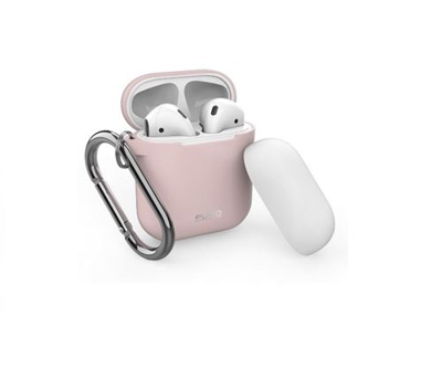 Funda silicona Puro Rosa para Airpods