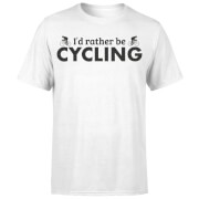 Camiseta  I'd Rather Be Cycling  - Hombre - Blanco - S - Blanco características