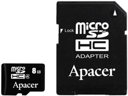 Apacer AP8GMCSH4-R 8GB microSDHC Card Speicherkarte MicroSD ~D~ precio
