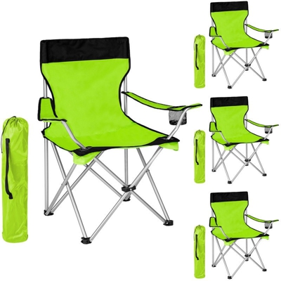 TecTake 4 Camping Chairs (German Flag)