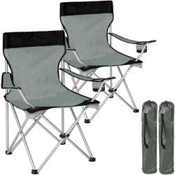 TecTake 2 Camping Chairs (grey) características