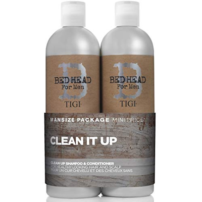Tigi For Men Clean Up Tween Set de champú y acondicionador - 750 ml