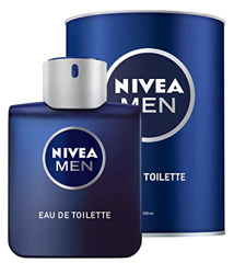 Nivea Men Eau de Toilette (1 x 100 ml) para cada día en botella de perfume & Nivea Men lata, aroma fresco para hombre adaptado a los productos Nivea M en oferta