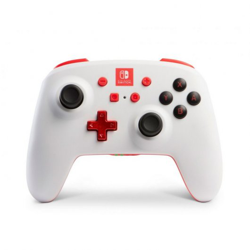 PowerA Mando InalÃ¡mbrico Pro Nintendo Switch Blanco/Rojo características