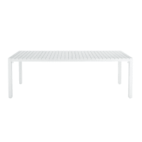 Mesa de jardÃ­n de aluminio blanca L. 230Â cm Portofino | Maisons du Monde en oferta