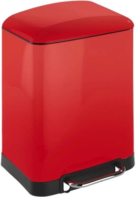Wenko Cubo de basura con pedal Studio Easy-Close 6 l