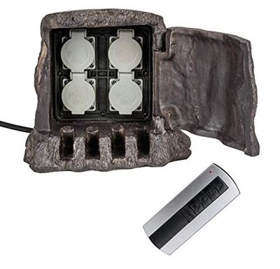 Distribuidor de energía Tocón y mando a distancia