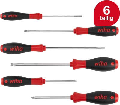 Schraubendr-Stz. 302HKSO 6-tlg. Schl./PH Wiha