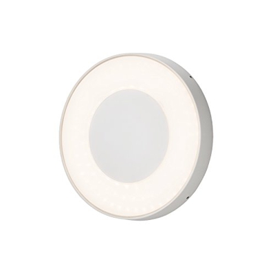 Lámpara LED de techo para exterior Carrara blanca