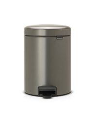 Brabantia Pedal Waste Bin newIcon Soft Closing with Inner Bucket, 5 L - Platinum características