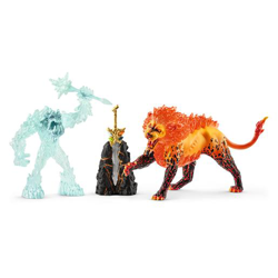 Schleich Eldrador Figura Lucha Um Die Superwaffe – Frostmonster Vs. Feuerlöwe precio