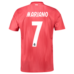 Camiseta de la 3ª equipación del Real Madrid 2018-19 dorsal Mariano  7 características