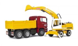 Bruder - Camión de Obras MAN con Excavadora precio