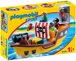 Playmobil 1.2.3 - Barco Pirata - 9118 en oferta