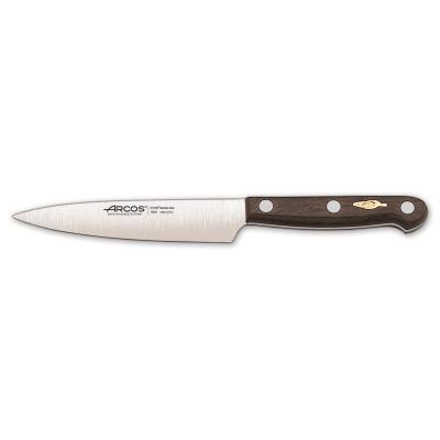 Cuchillo  de cocinero Arcos 263100, acero inoxidable Nitrum, mango de madera de Palisandro, hoja de 12 cm