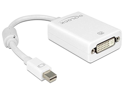 DeLOCK Adapter mini Displayport/DVI FM mini Displayport 20-pin M DVI 24+5 pin FM Blanco - Adaptador para cable (mini Displayport 20-pin M, DVI 24+5 pi