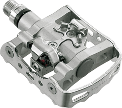 Shimano PD-M324 SPD Pedale Bärentatze, Fahrrad, inkl Cleats, Silber, Plattform en oferta