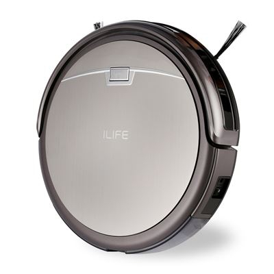 Robot Aspirador Inteligente iLife A4S 1000PA Auto-Recarga con Control Remoto, Versión Europea, Gris