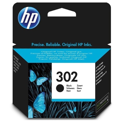 Tinta HP 302 negro  F6U66AE