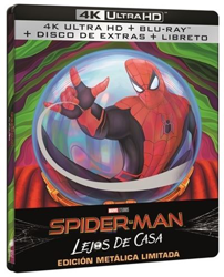 Spiderman: Lejos de casa - Steelbook - UHD + Blu-Ray precio