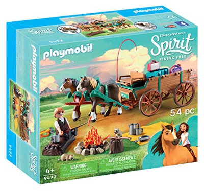 Playmobil Spirit 9477. Papá de Lucky y carruaje. Más de 4 años