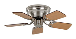 Ventilador de techo CasaFan 5075051 Classic Flat 75-III nogal o haya / cromo satinado en oferta