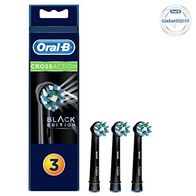 Repuesto dental Braun CrossAction Black 3 ud
