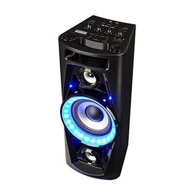 Sistema de audio Altavoz batería BT USB MP3 AUX FM Guitarra Micrófono LED 