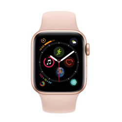 Apple Watch S4 40mm LTE Caja de aluminio en oro y correa deportiva Rosa arena precio